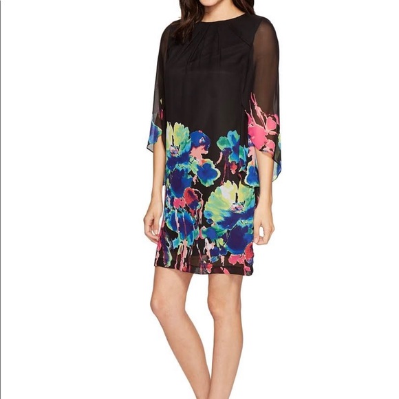 Tahari Dresses & Skirts - Tahari by ASL Tulip Sleve Floral Print
